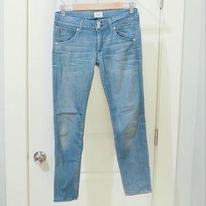 Hudson Low Rise Skinny Jeans